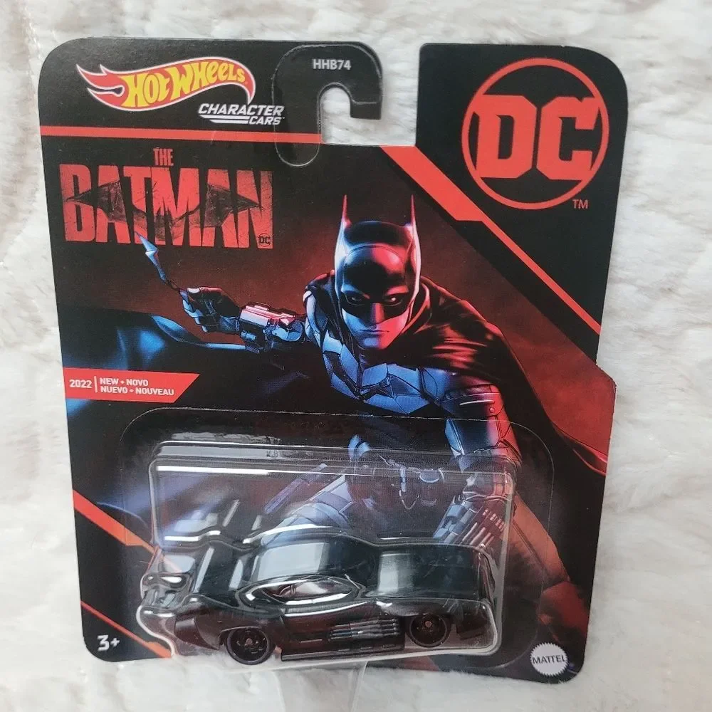Mattel Hot Wheels The Batman Movie 3 Piece Set Batman Catwoman Riddler 2022 New